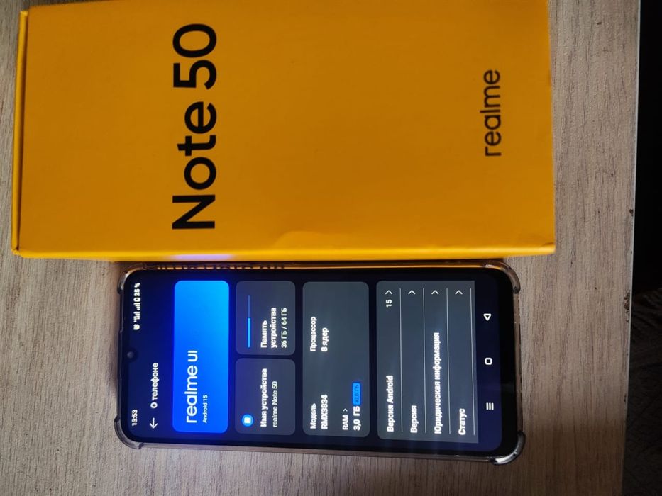 Продам Realme note 50