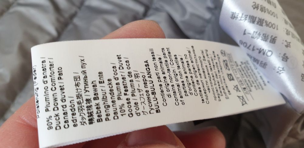 Roberto Cavalli Sport Ultra Light Mens Down Jacket Size 50 L НОВО! ОРИ