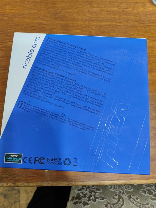 Висококачествен кабел HDMI AL SUPREME 2.0  Digital video cable Italy