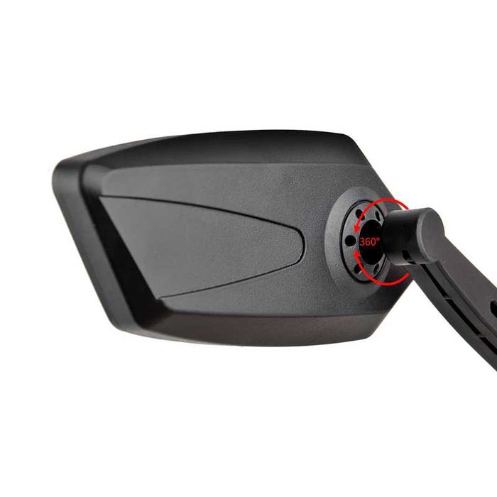 Луксозен комплект странични огледала за велосипед, 150 x 60мм, 360°