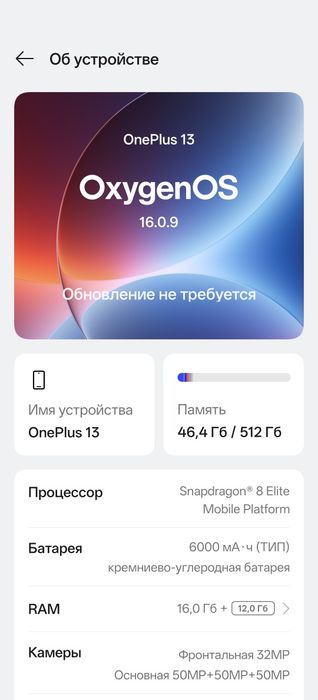 One Plus 13 Global 16/512 gb