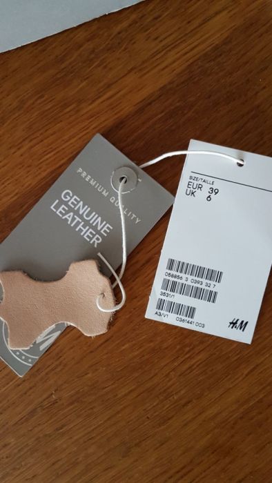 Н&М, Zara естествена кожа 39 н.