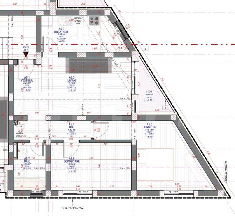Apartament de vanzare, cu 3 camere, zona Mehala