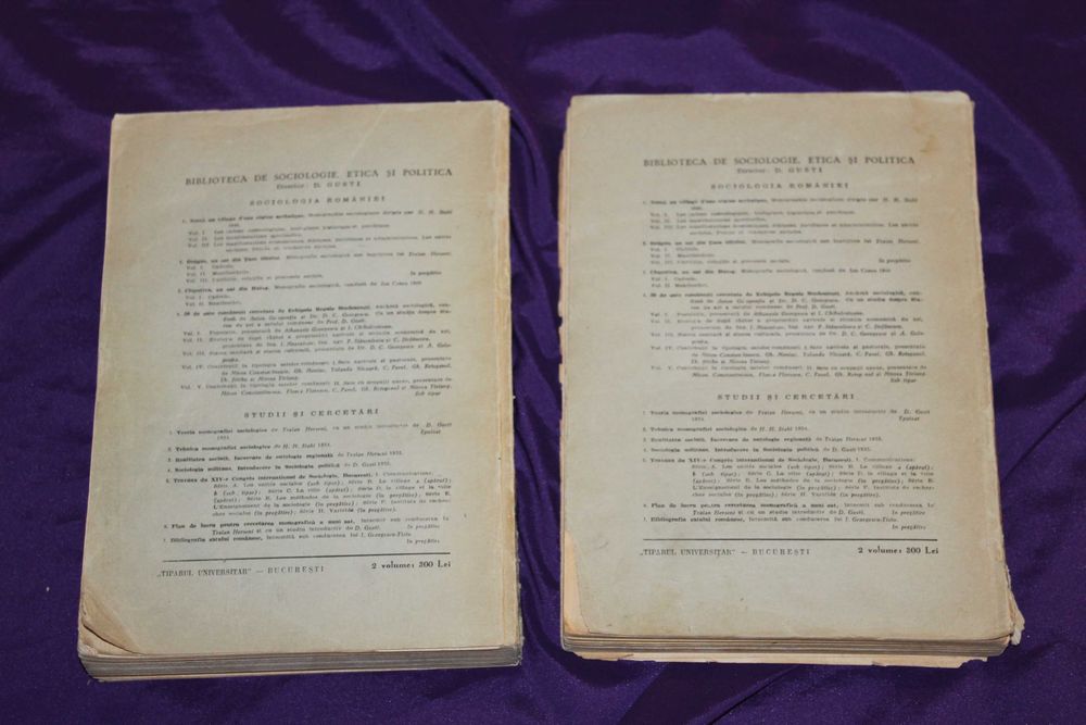 Ion Conea Clopotiva un sat din Hateg, vol 1-2 1940  cercetari antropologice in Tara Hategului, Clopotiva Monografie Horia Dumitrescu arbore genealogic