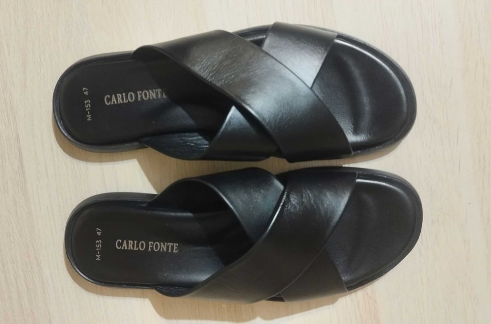 Мъжки кожени чехли