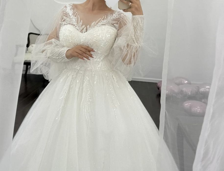 Свадебное платье, фата