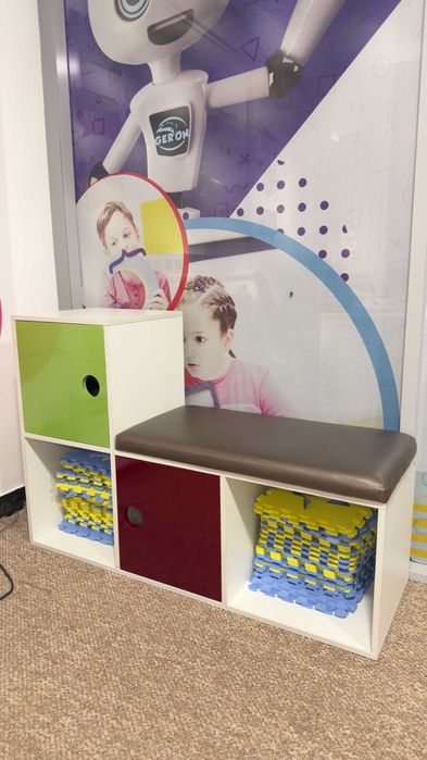 Тумба детская с сиденьем