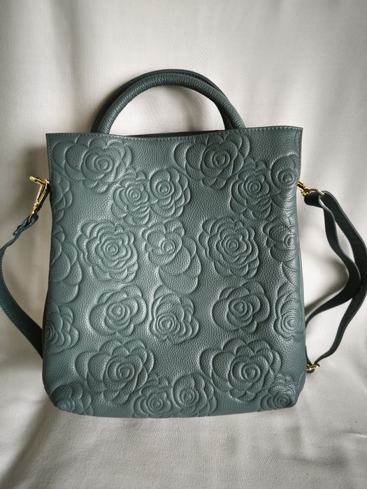 Чанта естествена кожа и еко кожа