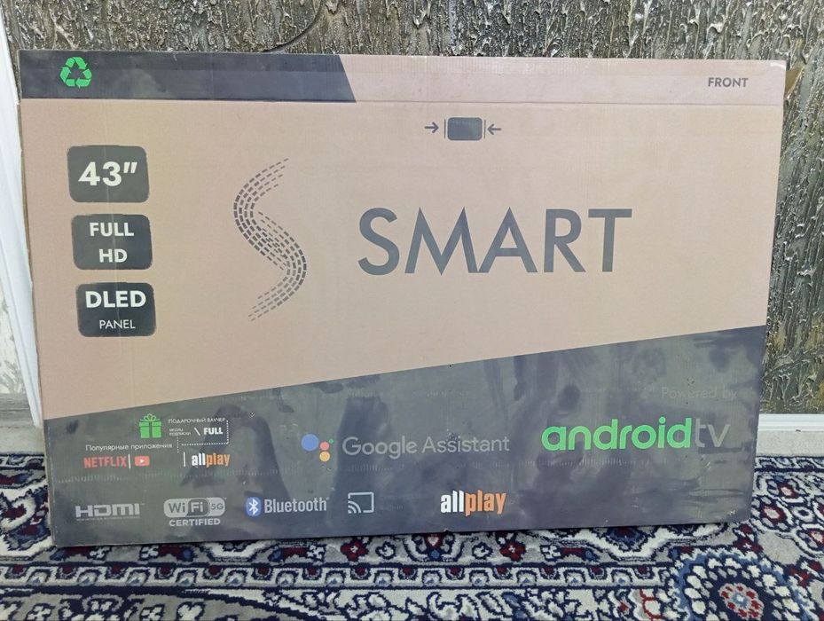Smart telvizir sotiladi 43 tali