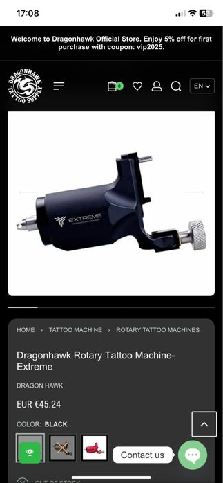 aparat de tatuaj dragon