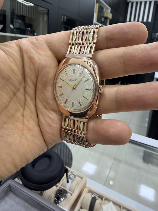 Золотые Часы Ракета Ажурные С Браслетом