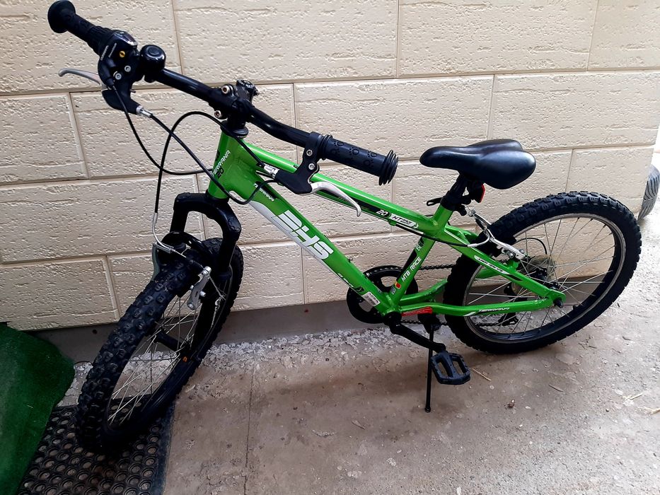 Bicicleta Copii Dhs Terrana cu suspensie fata 2023 - 20 Inch, Negru/Ve