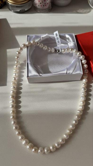 Ожерелье чистый жемчуг