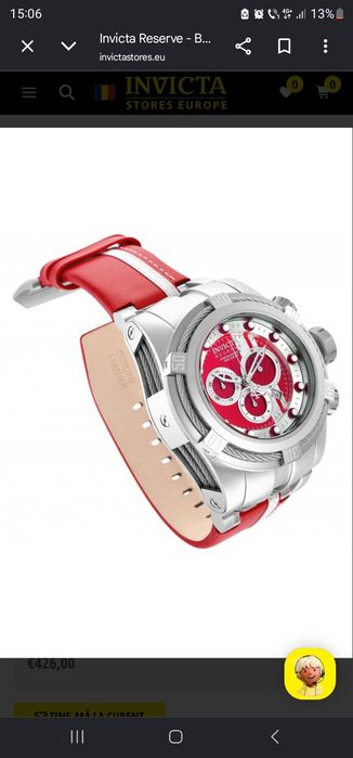 Invicta  Bolt Zeus  Race Team 26468