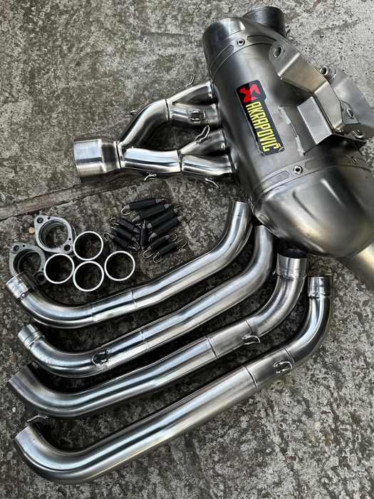 Akrapovic Full exhaust CBR650R/F, Delkevic ER6F/N, GSXR carbon, FZ6
