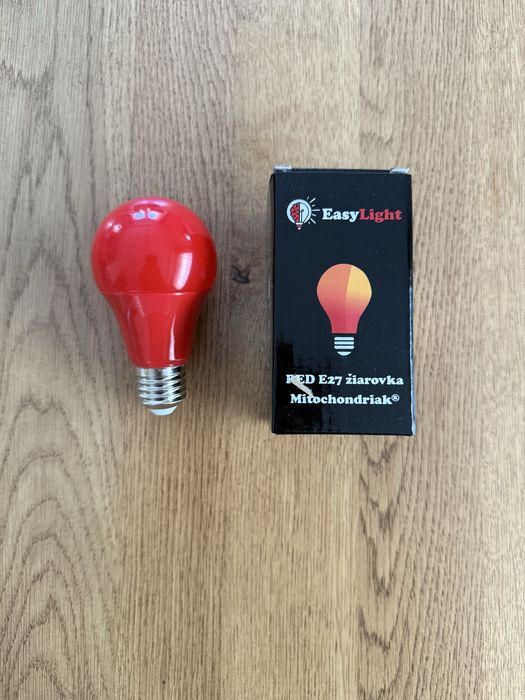 Bec lumină roșie Mitochondriak E27 – Red Light