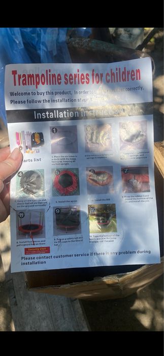 Trambulina Copii Interior/Exterior 140cm