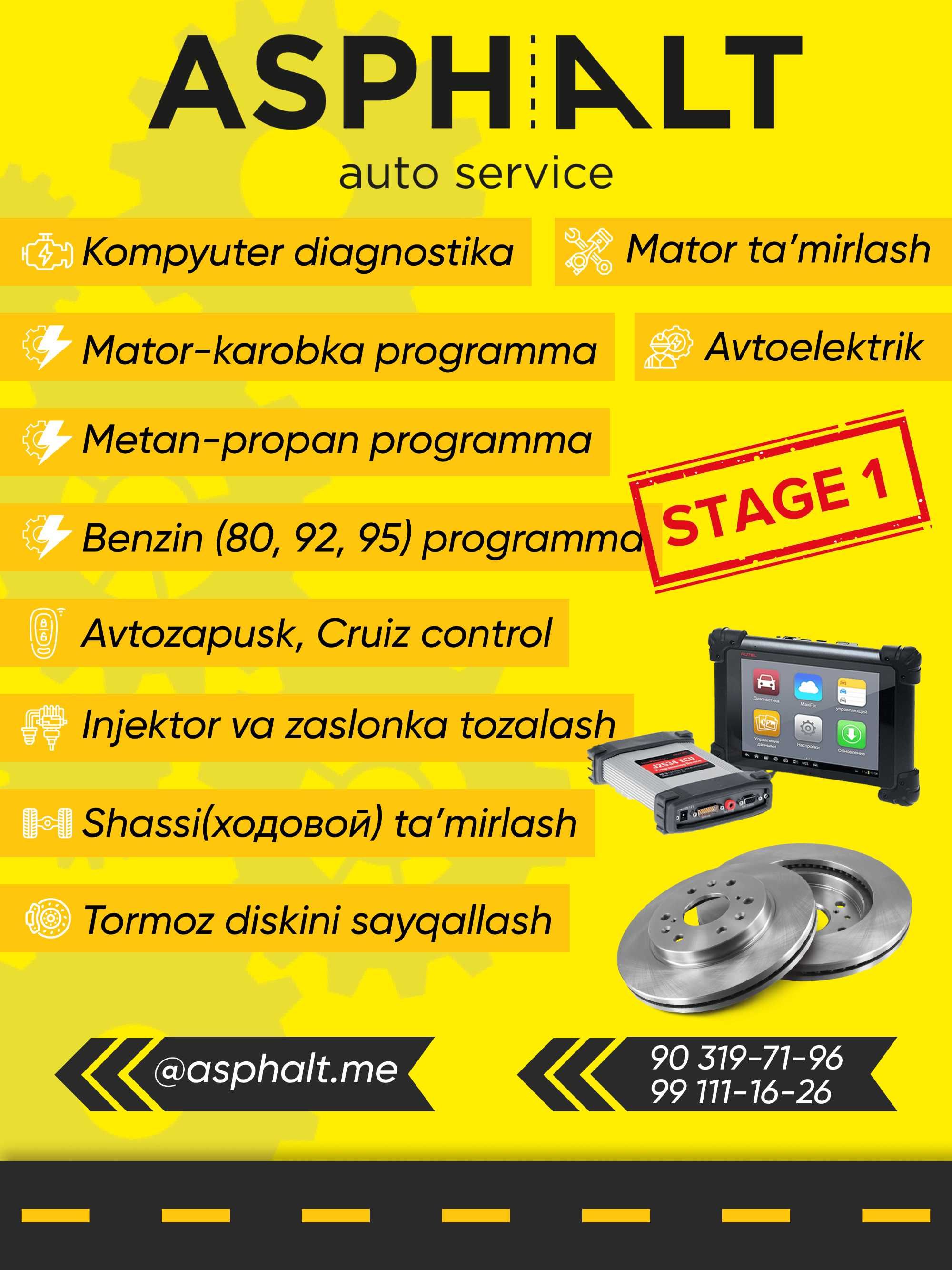 Avto elektrik moshina ochish 24/7 Авто Электрик срочно выезд - Авто / мото  услуги Ташкент на Olx