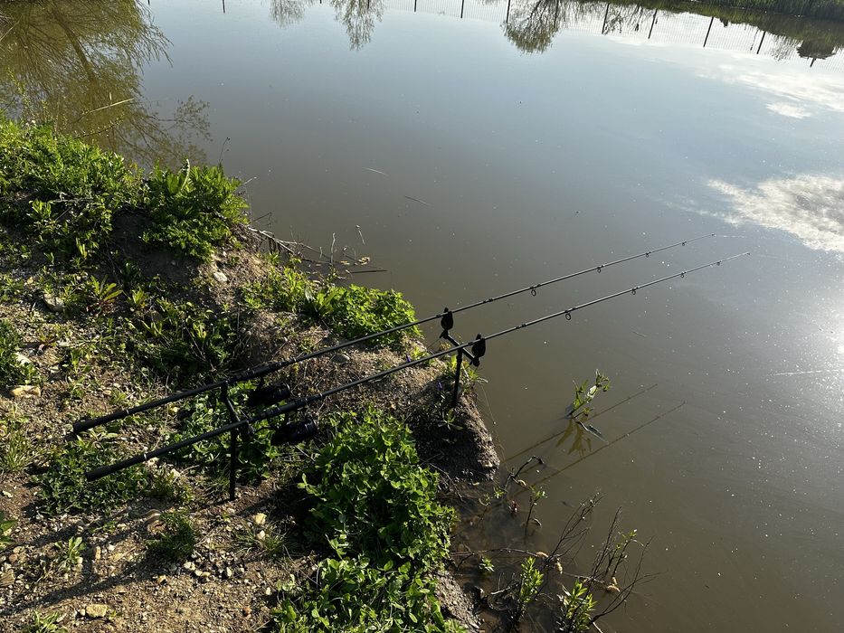 Vand set complet pescuit la crap partide scurte