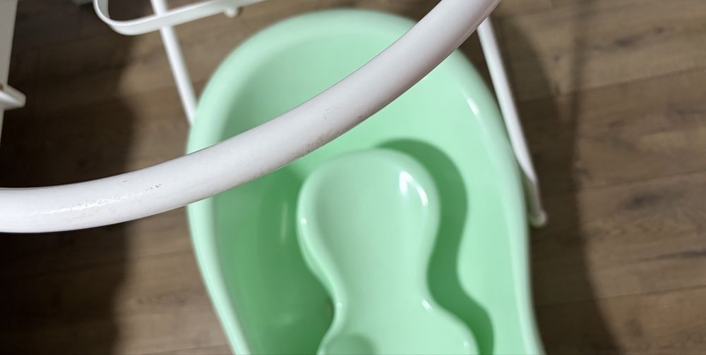 Cadita cu suport metalic si suport de plastic