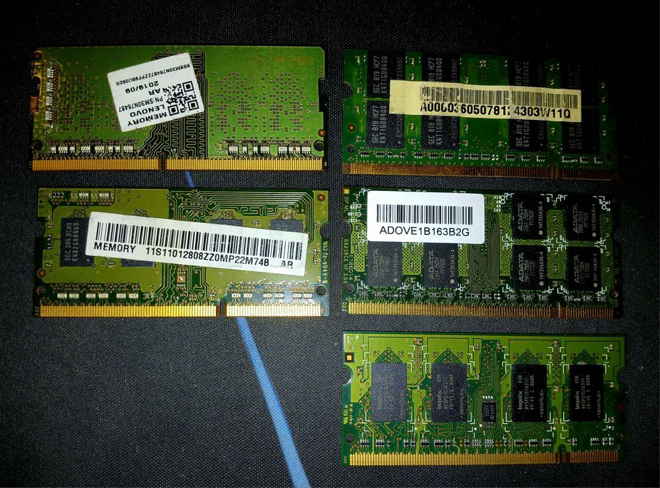 Оперативная память DDR2 DDR3 DDR4