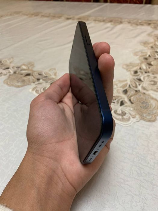 Iphone 12 blue xotira 64 yomkisi 80 radnoy karobka dakument bor
