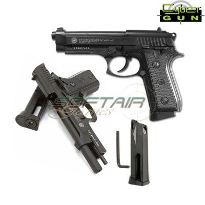 OFERTA! Pistol Modificat Airsoft -4J- Co2 Beretta/Taurus NOU Pusca Gaz