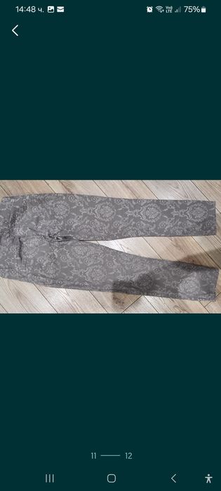 Панталон Motivi, Lui jo черен.Широк бял панталон Б