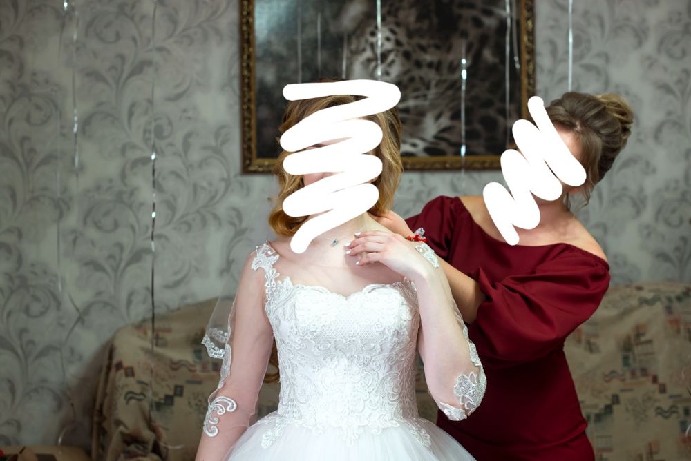 Продам шикарное свадебное платье!