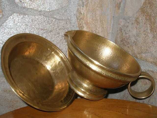 Бронзови Паница Чиния