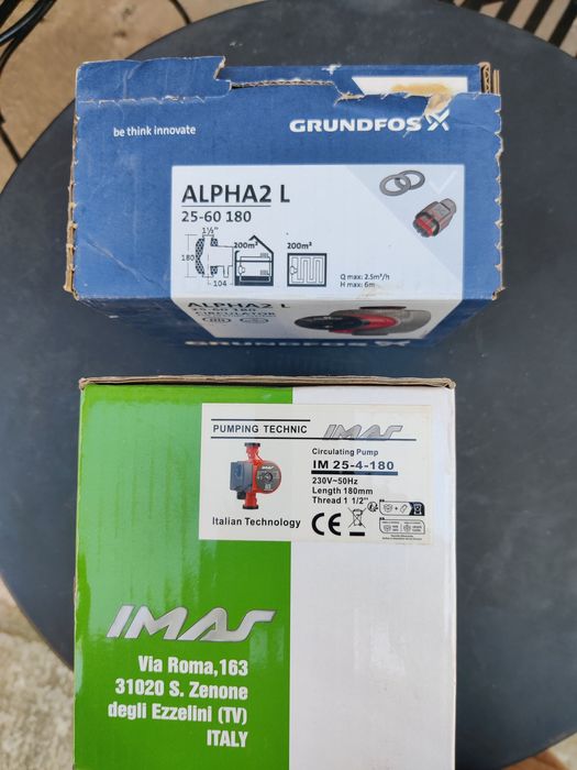 Помпа Alpha 2 L Grundfos 25 60 180