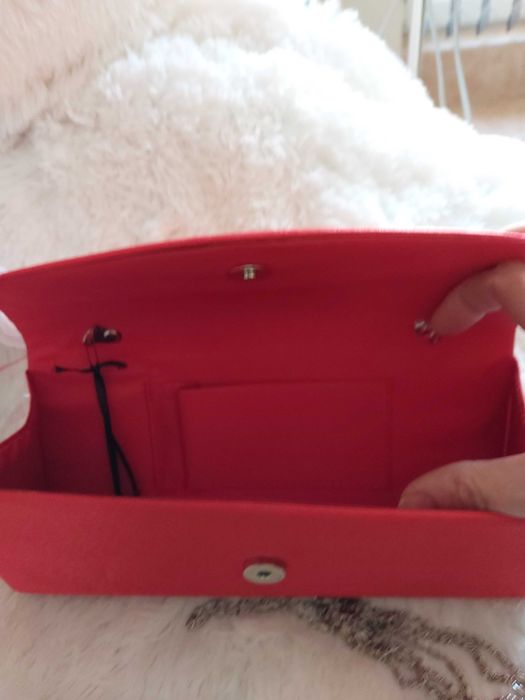 Новая сумка клатч из атласа на цепочке60