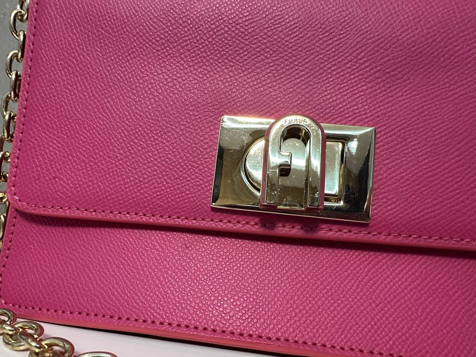 Чанта Furla естествена кожа