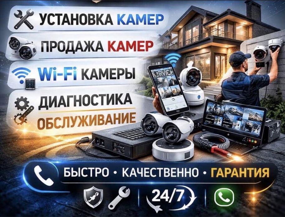 Установка камер видеоналюдения