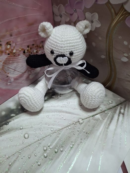 Плетена играчка мече