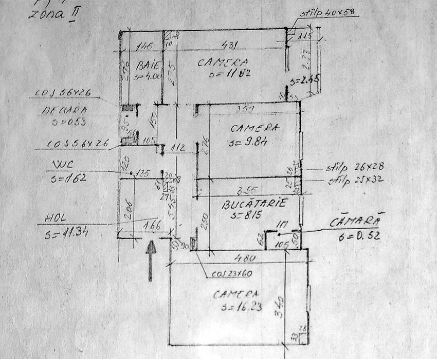Vand apartament in Turda 3 camere decomandat – poziție excelentă Micro 3, etaj 3,