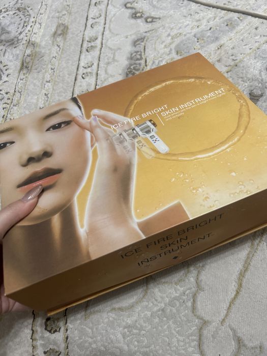 Косметологический прибор для лица ICE FIRE BRIGHT / холод + тепло