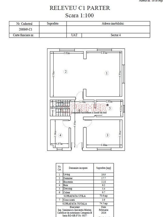 Casă duplex 4 camere - curte 190 mp – 15 min Metrou Aparatorii