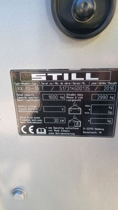 Motostivuitor Still RX 70-16