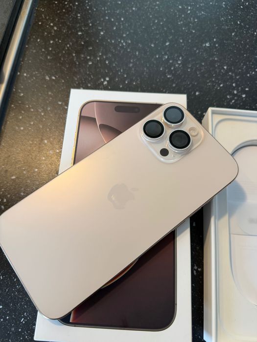 iPhone 16 Pro Max 256GB Desert Titanium IMPECABIL Full Box