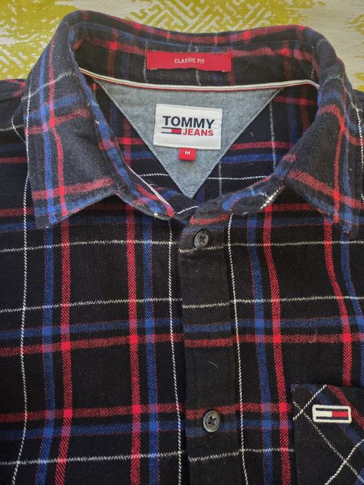 Cămașă Tommy jeans,  mărimea M,  stare excelentă,  preț 120 roni
