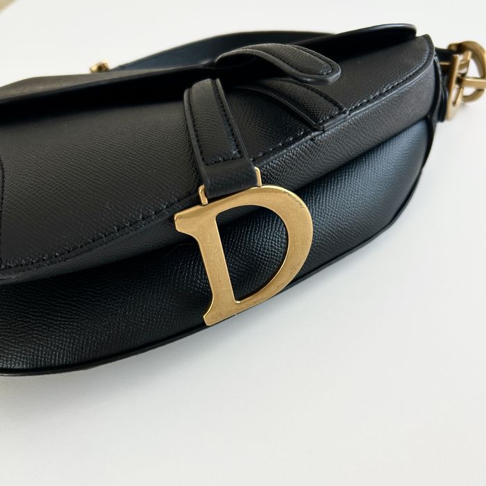 Черна Saddle чанта D*ior