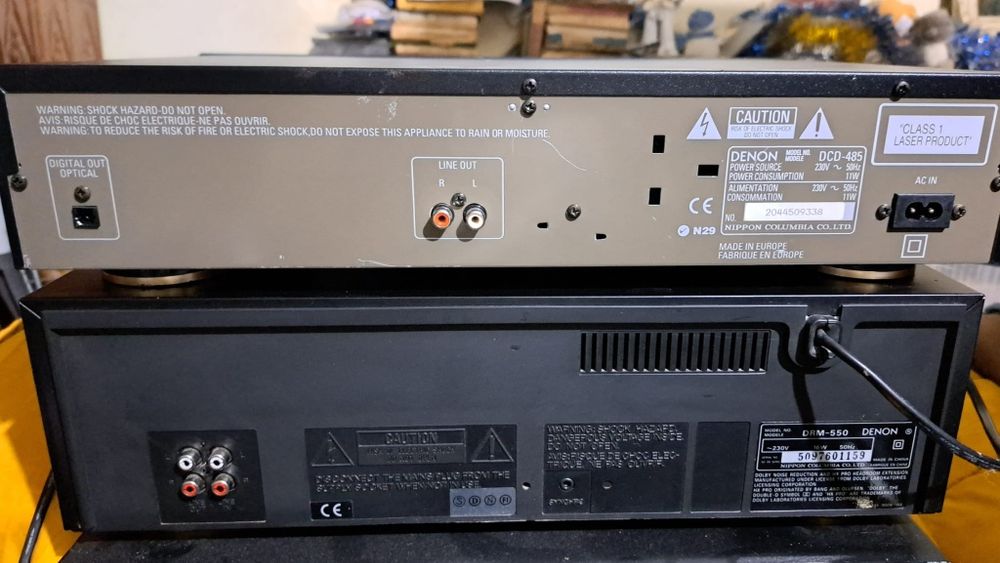 Deck și cd player denon