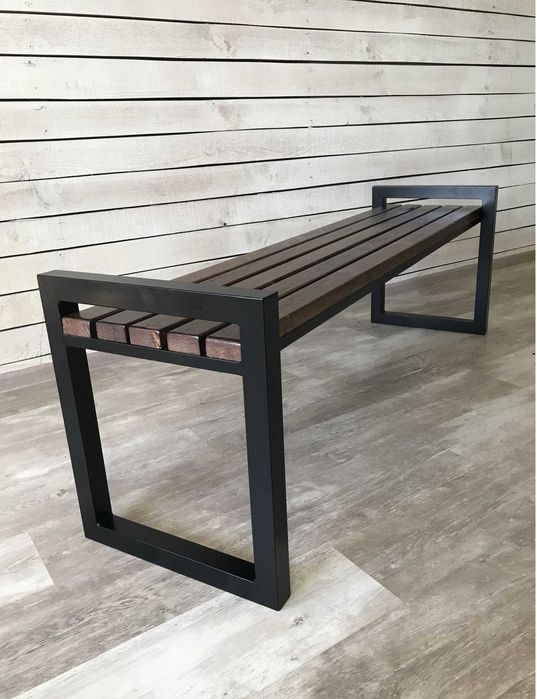 Скамейка в стиле лофт