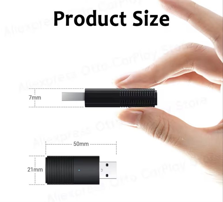 Wireless/безжичен Car adapter 2 в 1/CarPlay/Android Auto/АндроидАуто