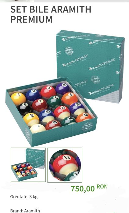 Vand bile biliard aramith