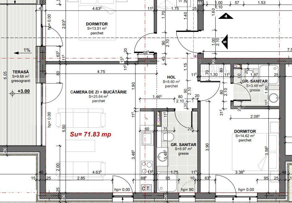 Comision 0 | Apartament 3 Camere | Zona Cojocnei