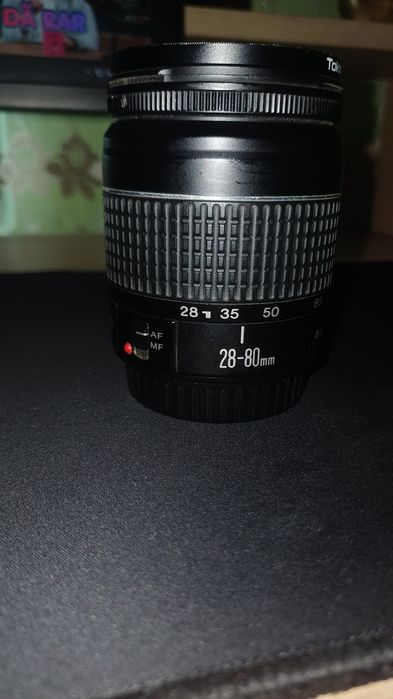 Canon EF 28-80 mm + filtru Tokina MC  UV