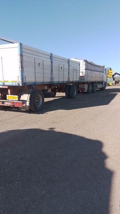 Remorca agricolă basculabila pe arcuri