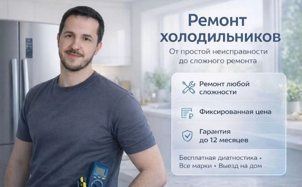 Ремонт холодильников быстро и качественно